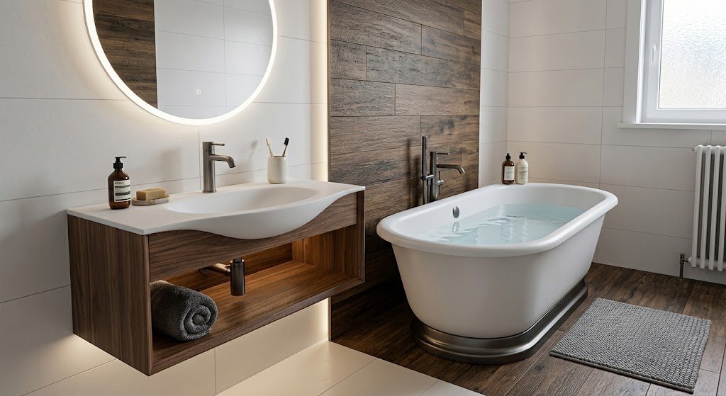 Salle de bain avant rénovation