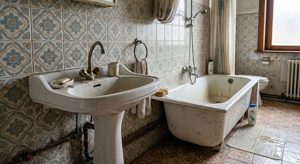 Salle de bain après rénovation Sanifix